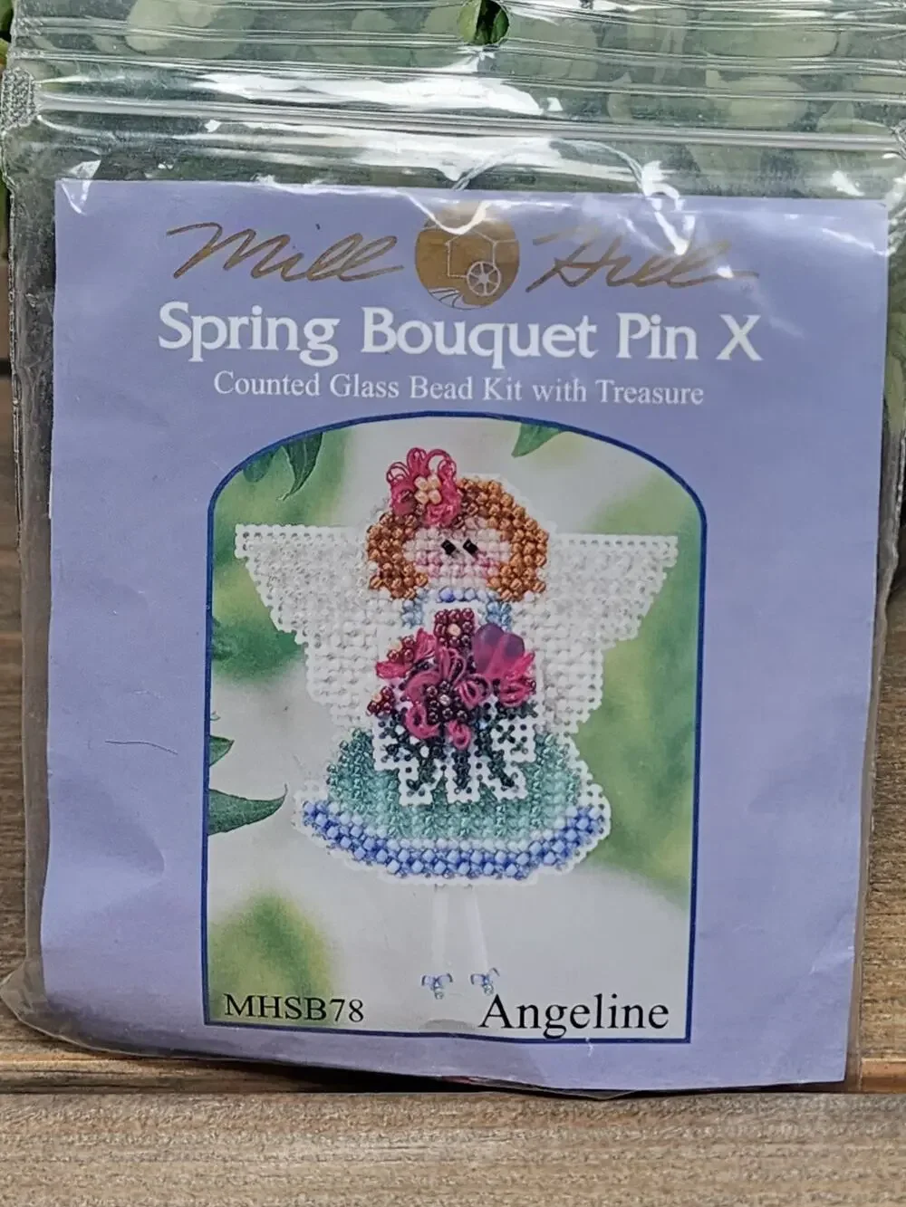 MILL HILL 2002 Spring Bouquet - Angeline Beaded Cross Stitch Kit